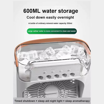 Humidificador de aire con ventilador