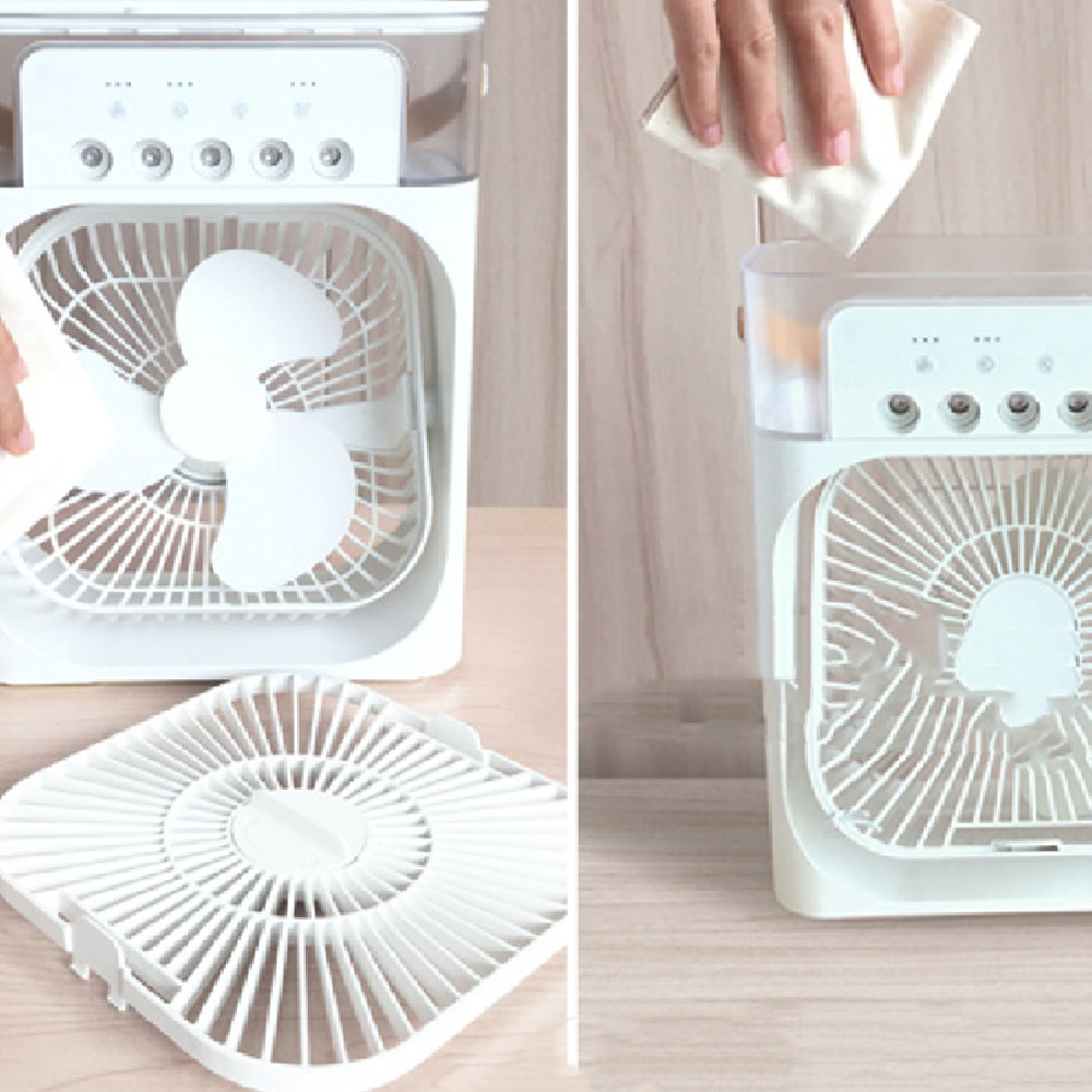 Humidificador de aire con ventilador